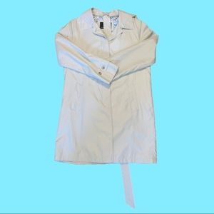 London Fog Unisex Adult Large Cream Trench Coat